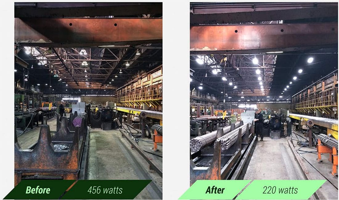 Niagara LaSalle Steel Corp. - Energy Savings with Efficient LED Lighting - Verde Solutions